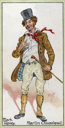 Mark Tapley, från "Martin Chuzzlewit", av Charles Dickens, 1923